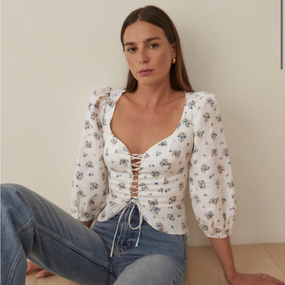 Barrett Linen Top